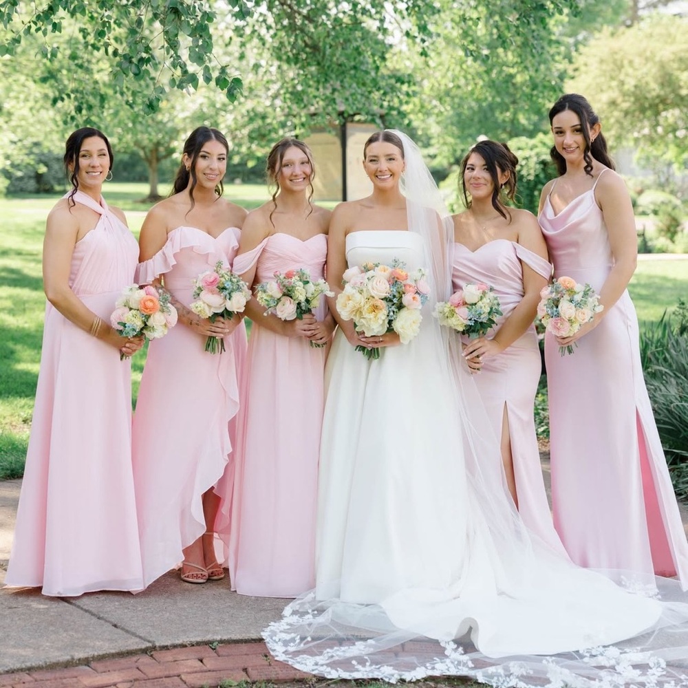 Revelry custom bridesmaid dresses (5 total)